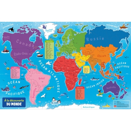 Jeu de société pour 0 à 3 ans: A la Découverte du Monde.
