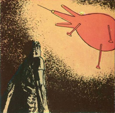 Antonio Villas quitte l'aéronef des humanoïdes, au Brésil, la nuit du 15 octobre 1957.