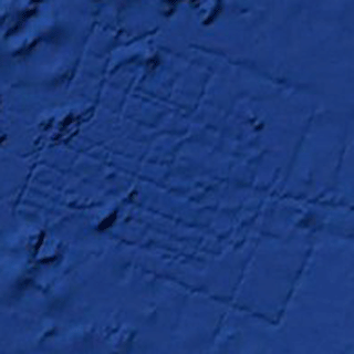 Ruines hypothétiques de l'Atlantide.
