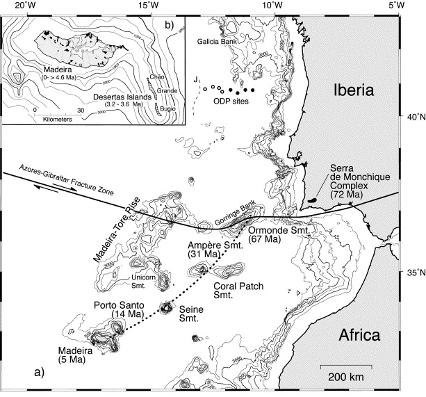 Atlantide : Azores-Gibraltar Fracture Zone, Ibera & Africa.
