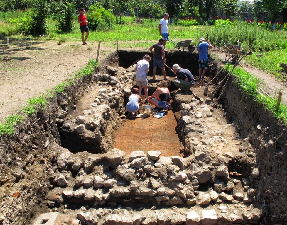 Bain romain ou therme à Gonio en Géorgie il y a 2000 ans.