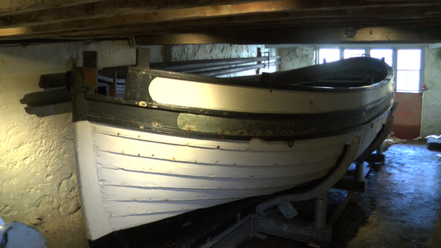 Bateau à Castletown sur l'île de Man.