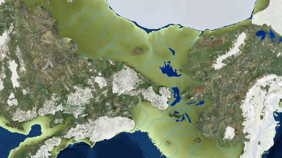 La Béringie il y a 18 000 ans