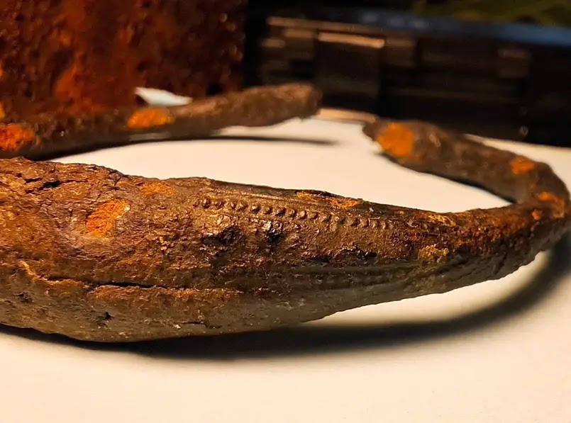 Bracelet viking en Suède vieux de 1 000 ans.