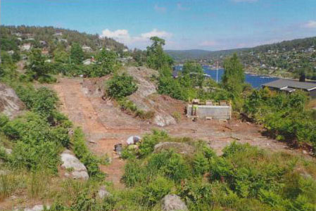 Site côtier d'Ulveveien en Norvège, il y a 7 700 à 8 400 ans.