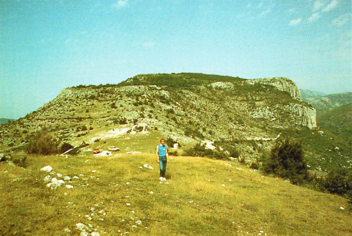 2 Mu Bêta (surnom du chauffeur) dans les gorges du Verdon.