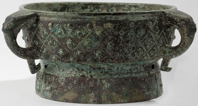Coupe Gui en bronze.