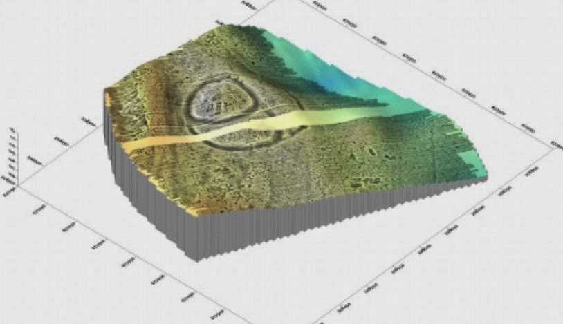 Modélisation 3D du site Kakucs-Turj´n en Hongrie, vieux de 4 000 ans.