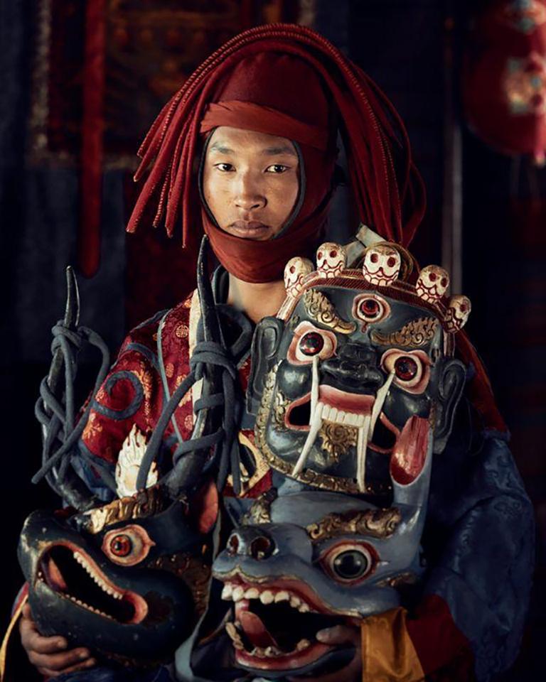Danseuse de masque au Bhoutan (Jimmy Nelson).