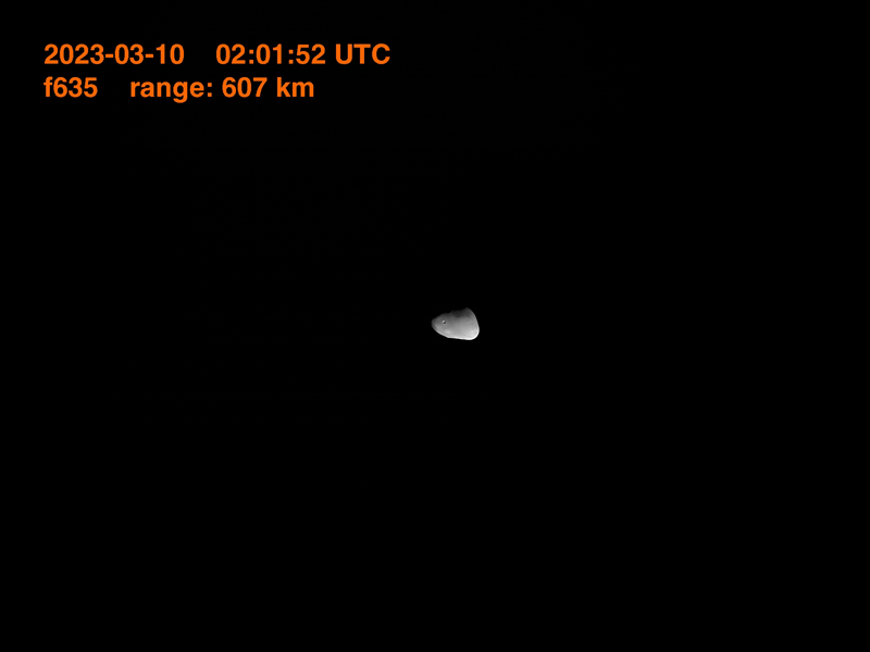 Deimos par sonde Hope (Emirats Arabes Unis)