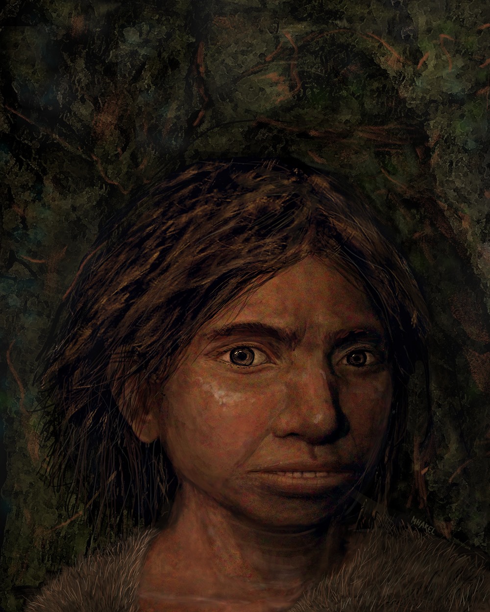 Portrait d'une jeune Dénisovienne
