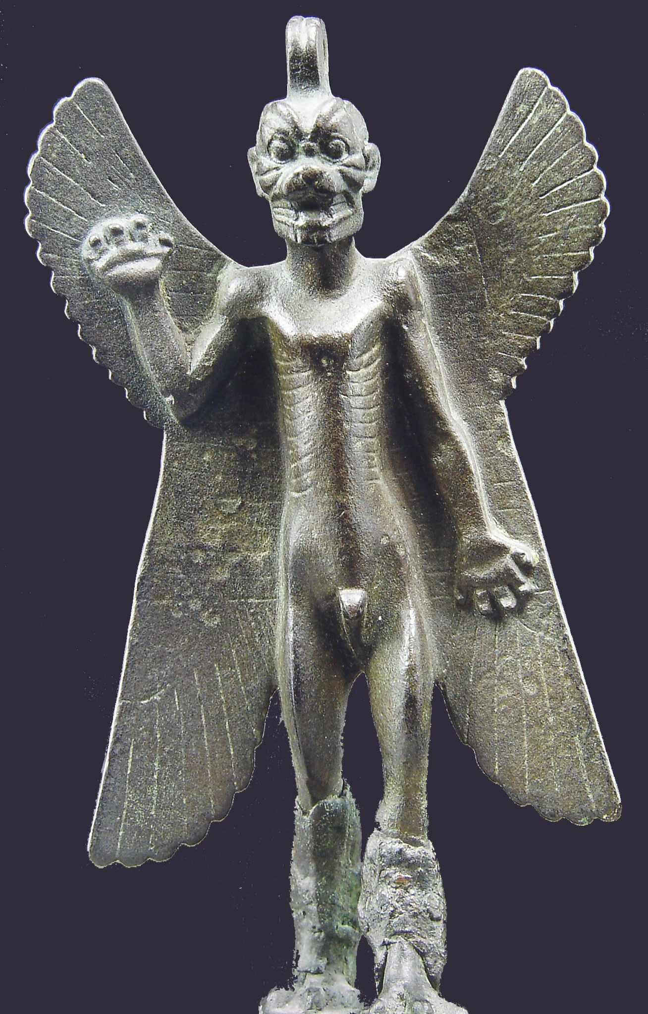 Dieu Pazuzu entre 911 et 604 ans avant notre ère.