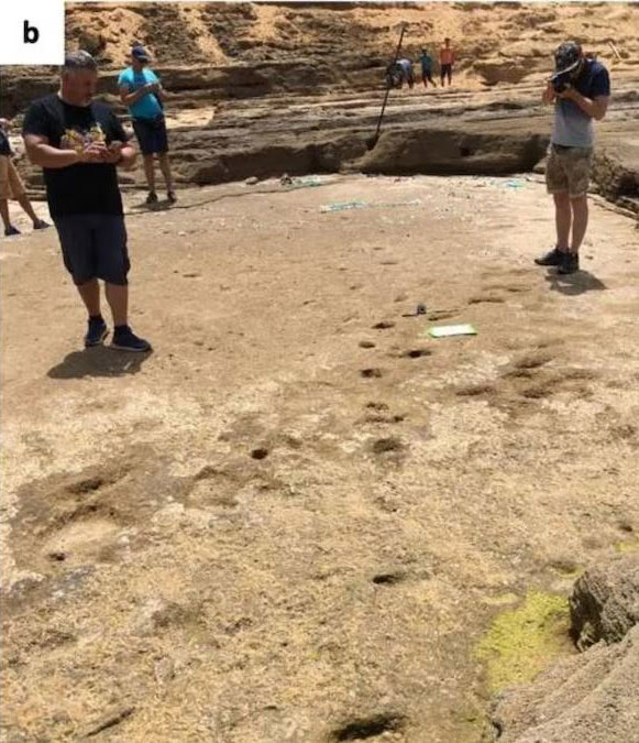 Empreintes vieilles de 100 000 ans au Maroc