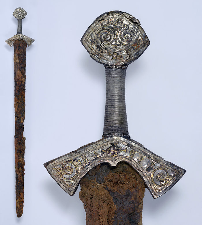 Épée de Norvège vieille de 1 100 ans.