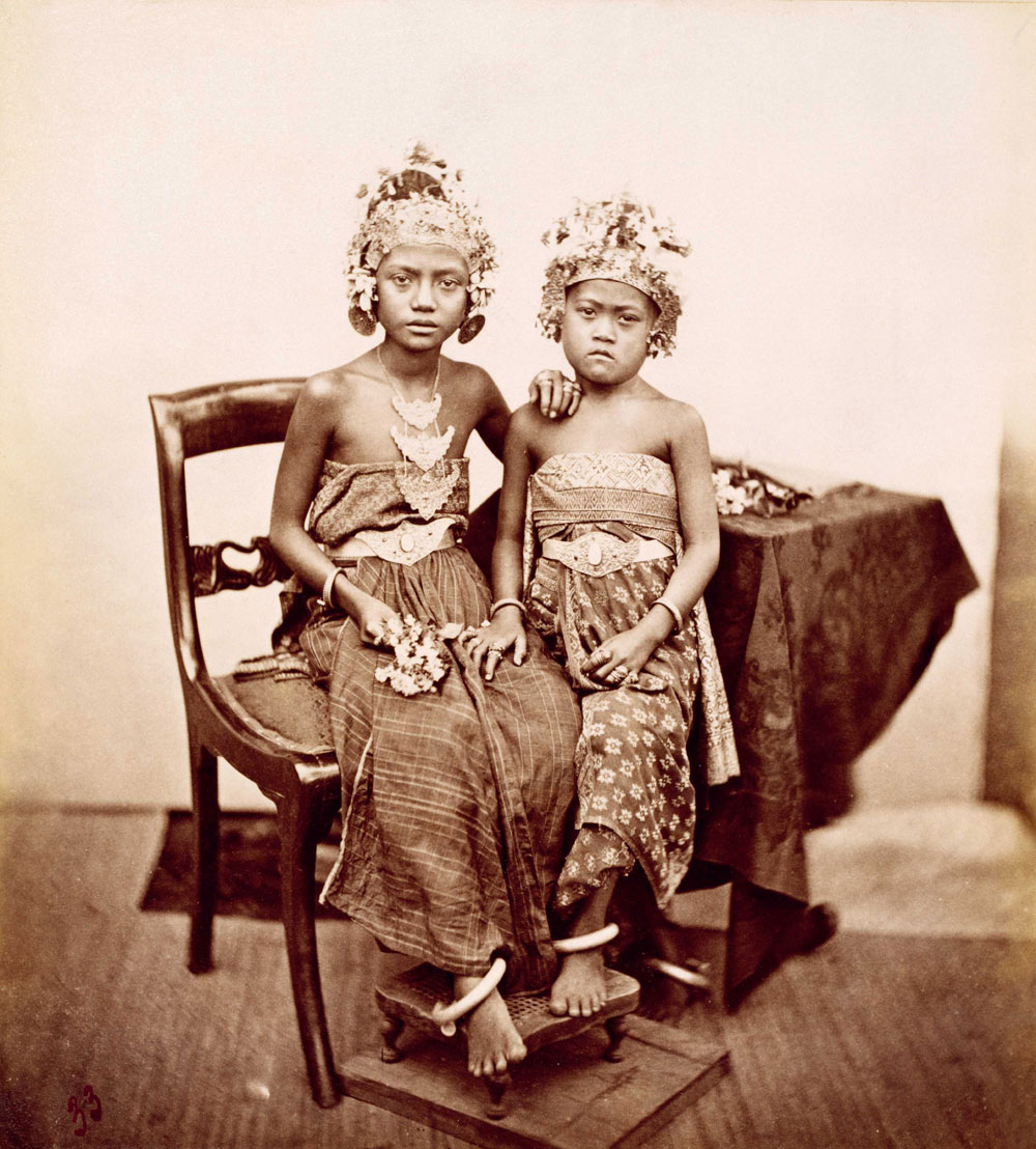 Enfants de Bali (Indonésie), par Isidore van Kinsbergen (1865-1866).