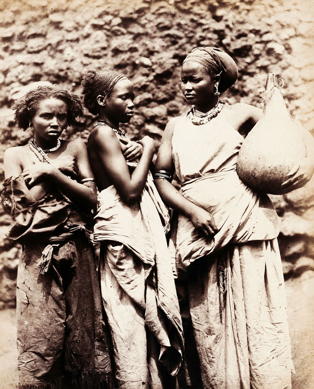 Ethnie somali (Harar, Ethiopie), par Édouard Joseph Bidault de Glatiné (1880).