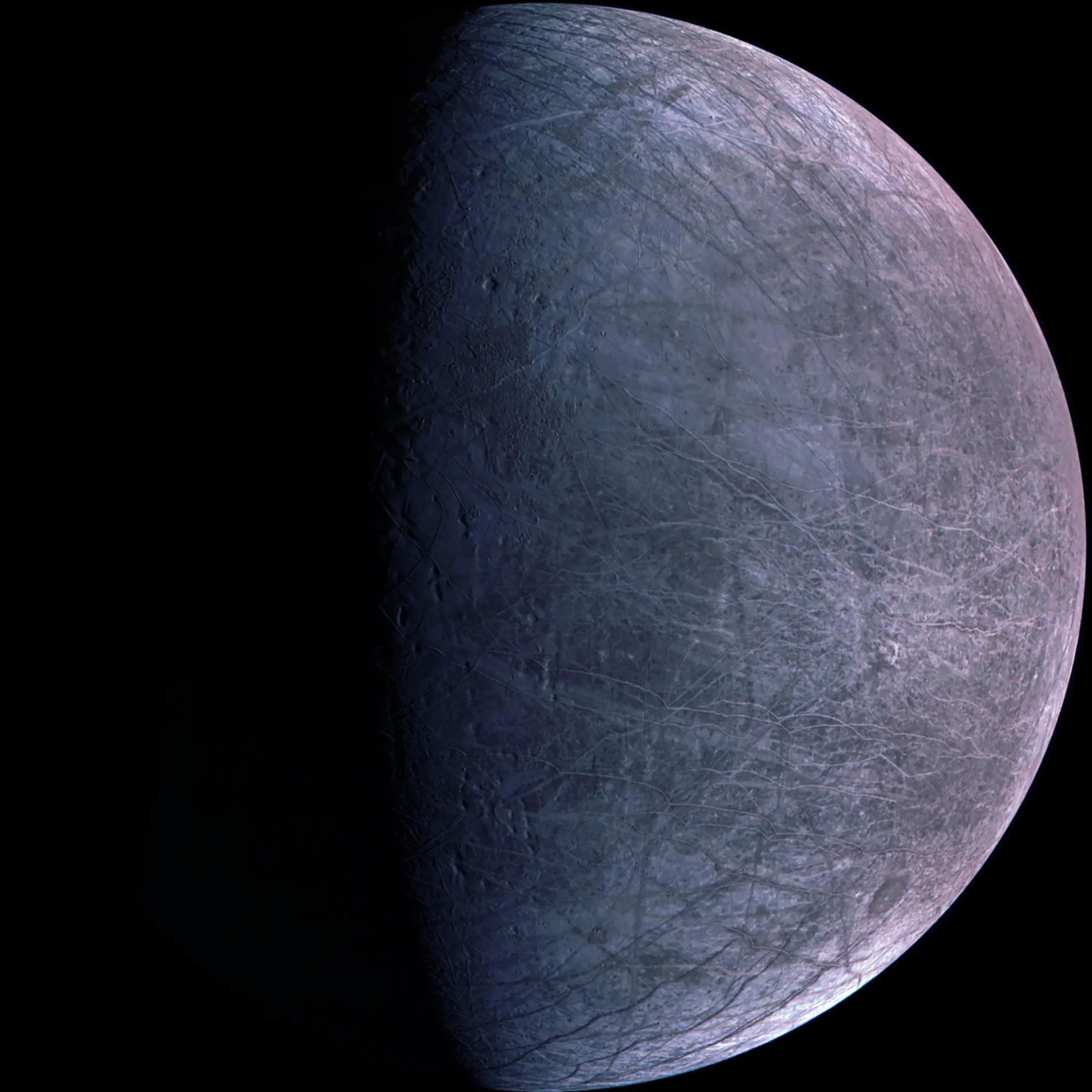 Europe, une lune de Jupiter.
