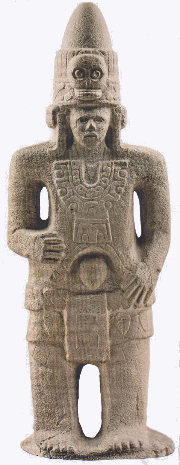Olmèque à la coiffe conique (Site d'El Naranjo, Veracruz, Mexique)