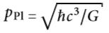 Formule de la quantité de mouvement de Planck
