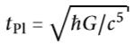 Formule de la durée de Planck