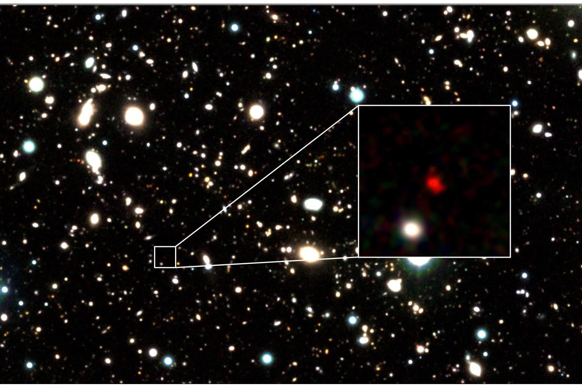 Galaxies lointaines HD1 & HD2