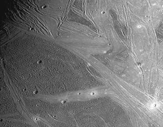 Ganymède, lune de Jupiter