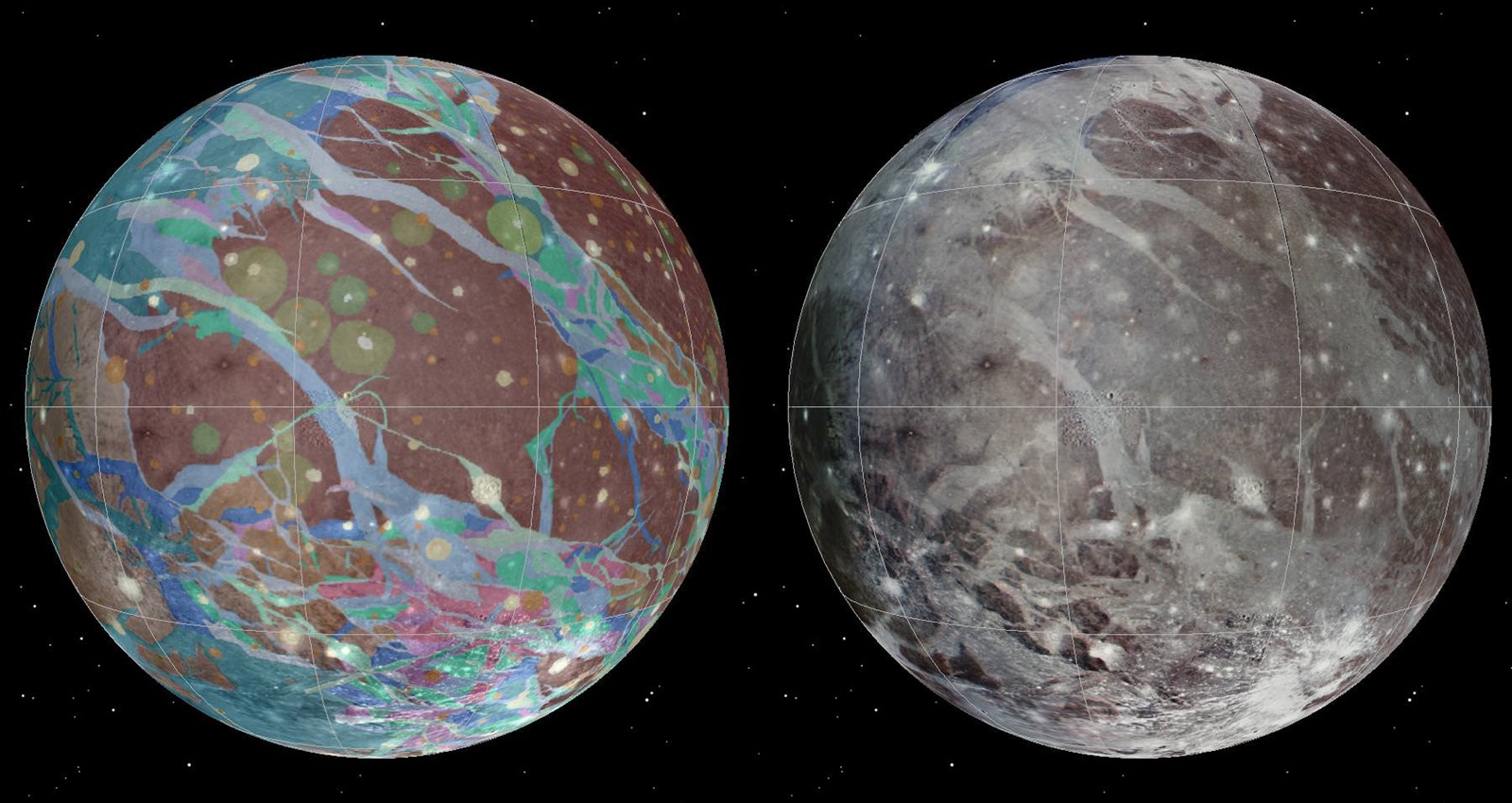 Ganymède, lune de Jupiter