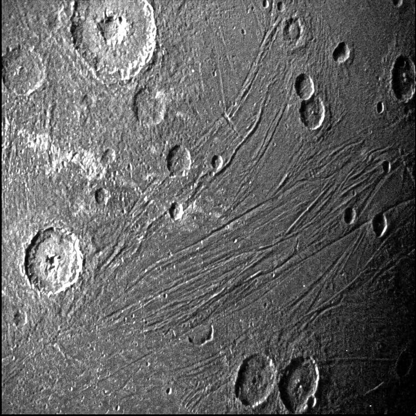 Ganymède, lune de Jupiter