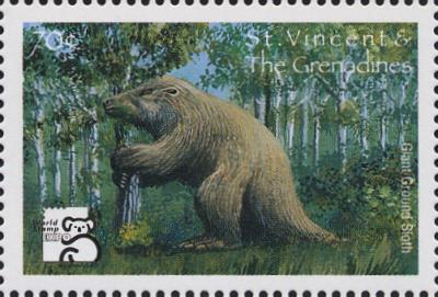 Giant ground sloth