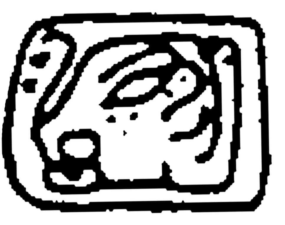 Glyphe maya, La Mojarra, Stela 1.