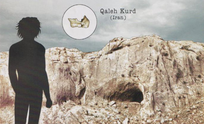 Grotte de Qaleh Kurd en Iran, vieille de 452 000 ans.