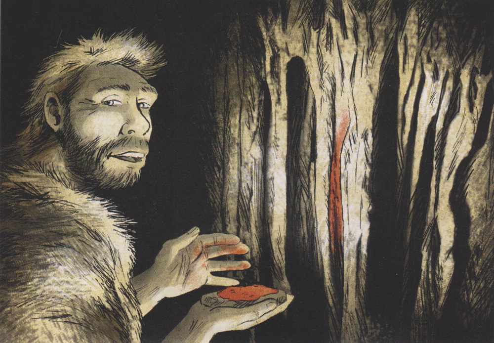 Homo Neanderthalensis de la grotte d'Ardalès en Andalousie