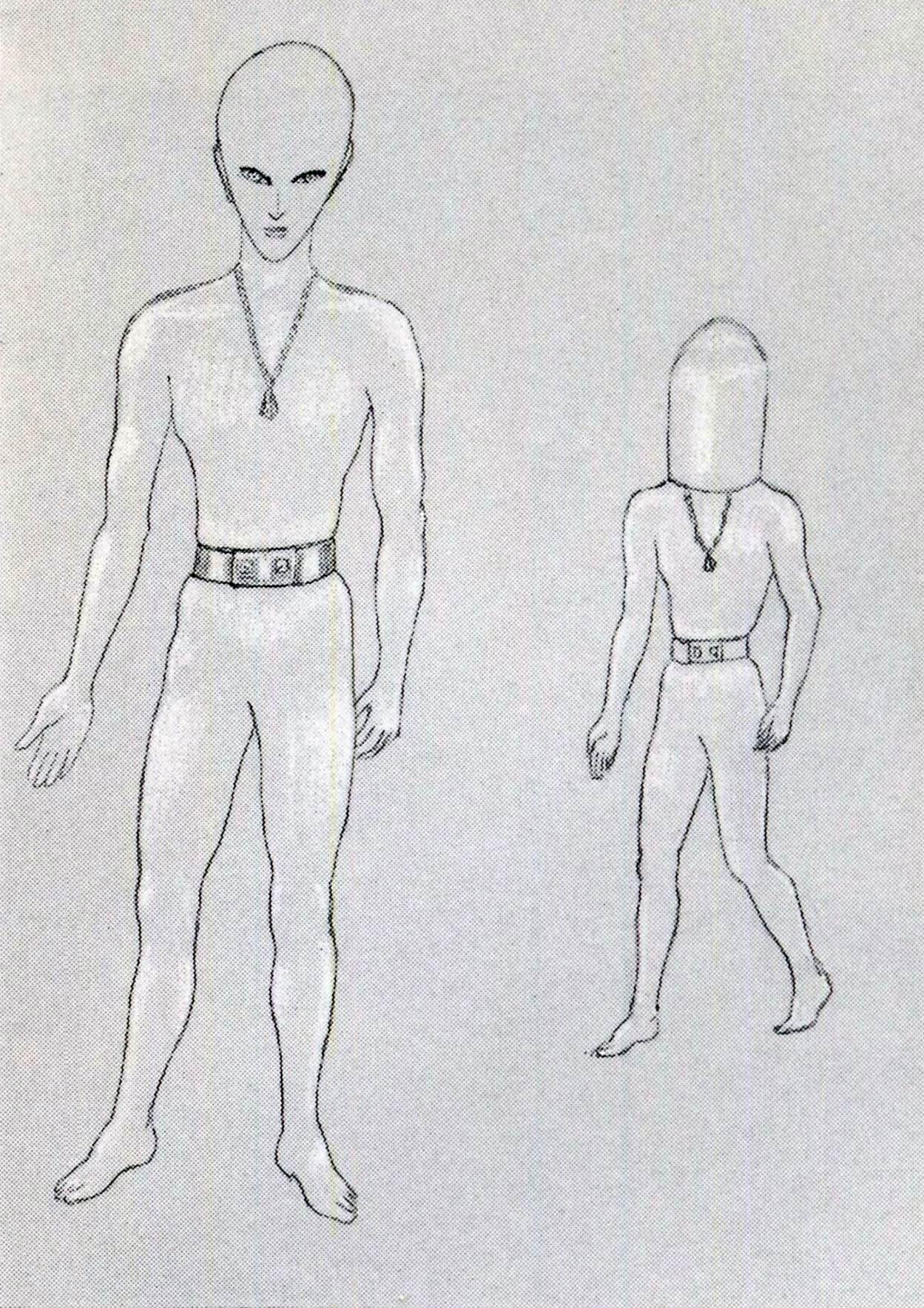 Humanoïde Haurrio rencontré par Jean-Pierre Prévost.