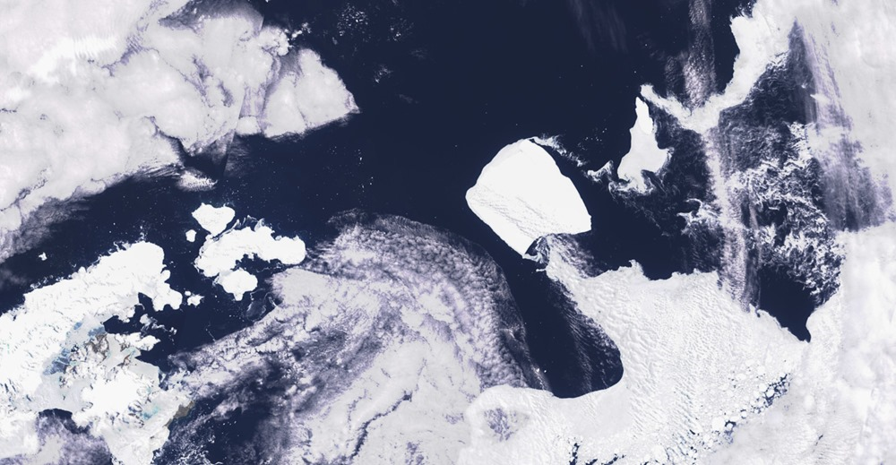 Iceberg A23a le 15 novembre 2023.