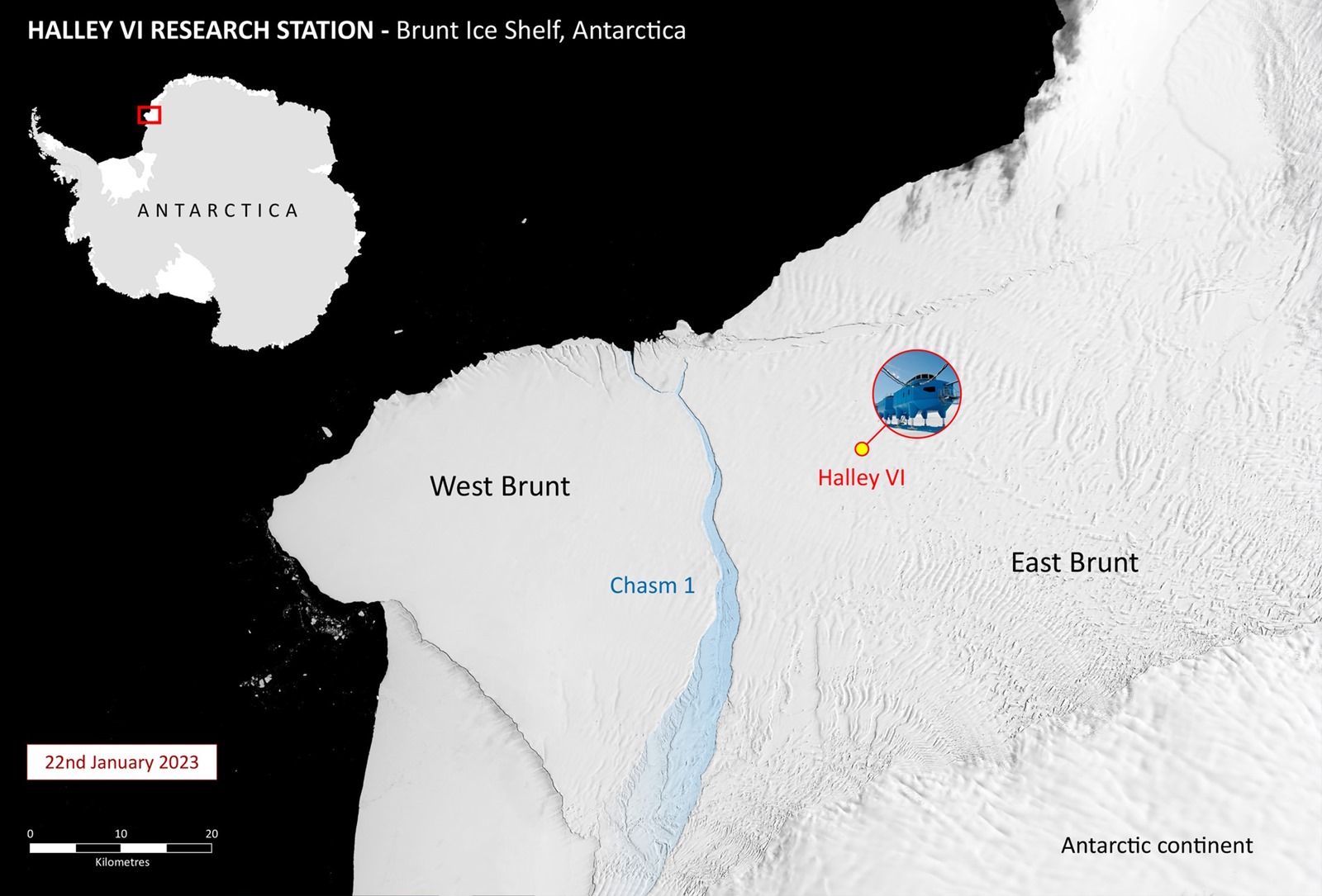 Iceberg A81 en Antarctique