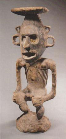 Idole de la Cohoba, statue taïno Zemi, Hispaniola, République dominicaine, l'an 1299-1370.