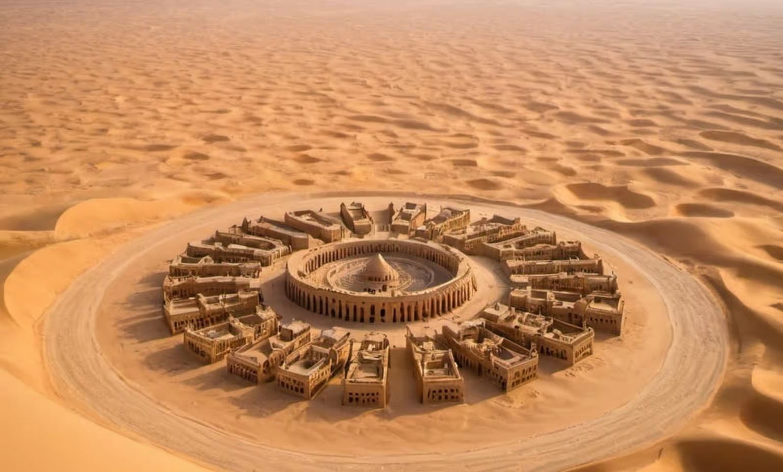 Iram, la Cité des Piliers, l'Atlantique des Sables, la ville mythique mentionné dans le Coran.