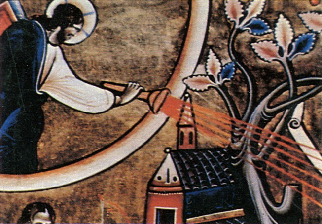 Lampe-torche électrique au temps de Jésus (XII<sup>e</sup> siècle).