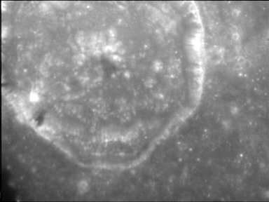 Base en forme d'un octogone sur la Lune.