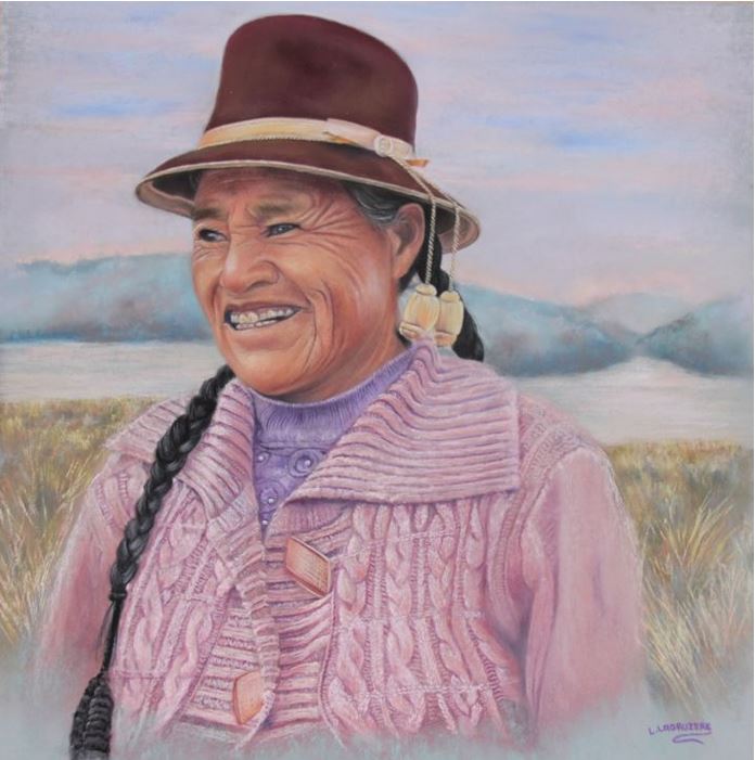 Accueil chaleureux (pastelliste Lysiane Lagauzère)