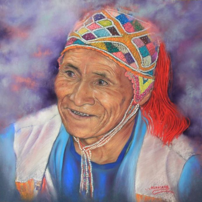 Couleurs péruviennes (pastelliste Lysiane Lagauzère)