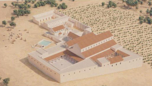 Monastère de Saint Hilarion à Gaza.