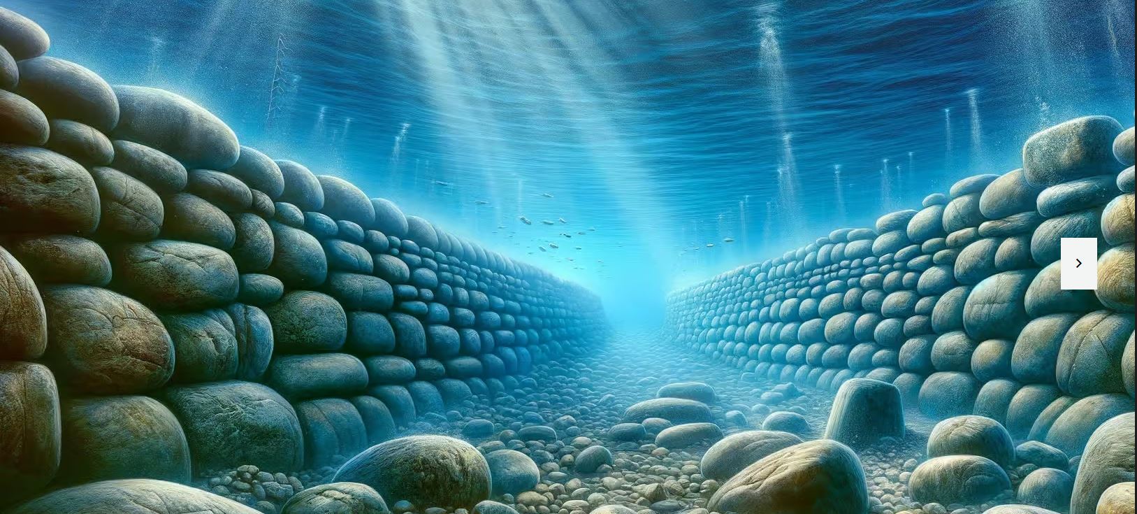 Mur Blinkerwall dans la mer Baltique
