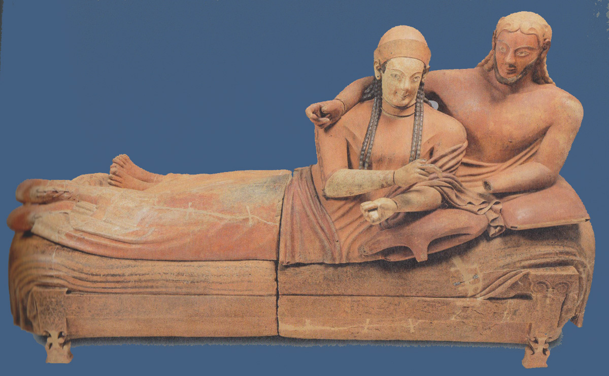 Nécropole de la Banditaccia à Cerveteri (art grec ionien & art étrusque).