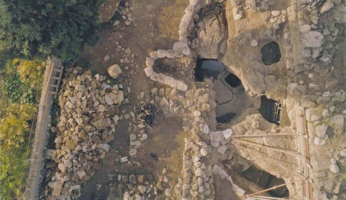 Nécropole romano-byzantine à Byblos au Liban.