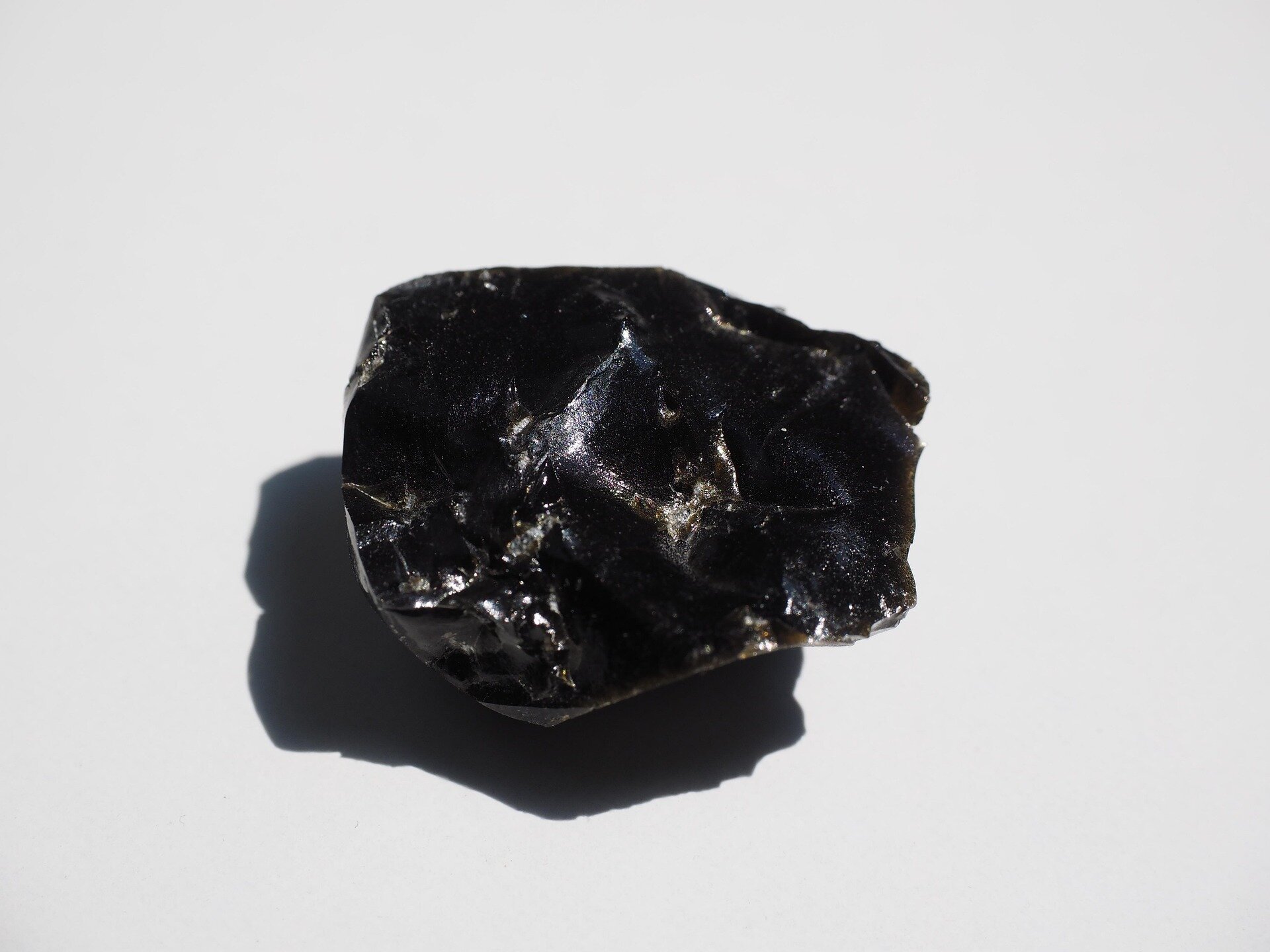 Obsidienne (pierre volcanique) de Tenochtitlan (actuel Mexico).