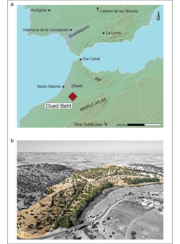 Oued Beht, dans l'ouest du Maghreb, au Maroc.