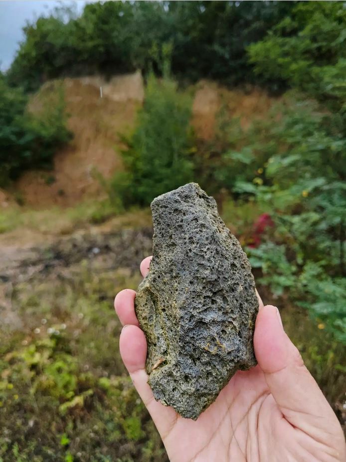 Outil d'homo erectus, à Gostry Verkh, près de Korolevo, en Ukraine, vieux de 1,42 million d'annés.
