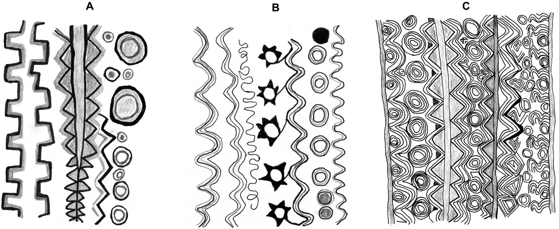 Pétroglyphes dans la vallée de Toro Muerto au Pérou.