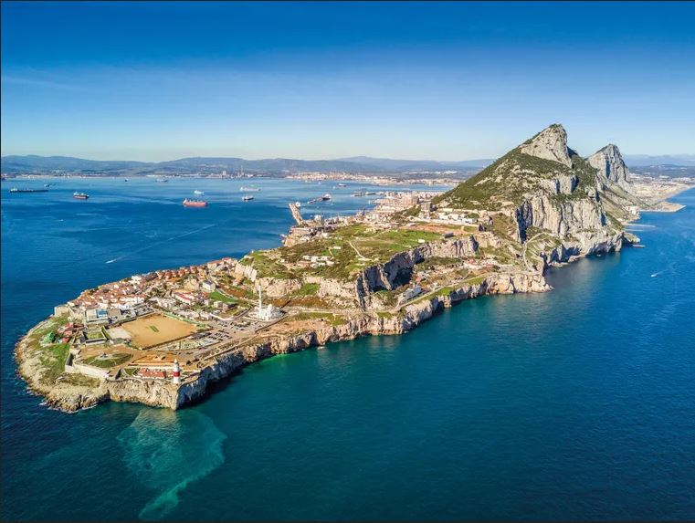 Phare de Punta del Europa à Gibraltar en Espagne.